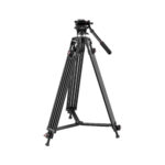 Tatsujin 0508B Pro Broadcas Video Kameralar için Yüksek Kalite Video Tripod 190CM - Görsel 3