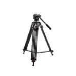 PDX 0508B Pro Broadcas Video Kameralar için Yüksek Kalite Video Tripod 190cm
