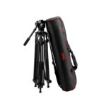 PDX 0508B Pro Broadcas Video Kameralar için Yüksek Kalite Video Tripod 190cm - Görsel 3